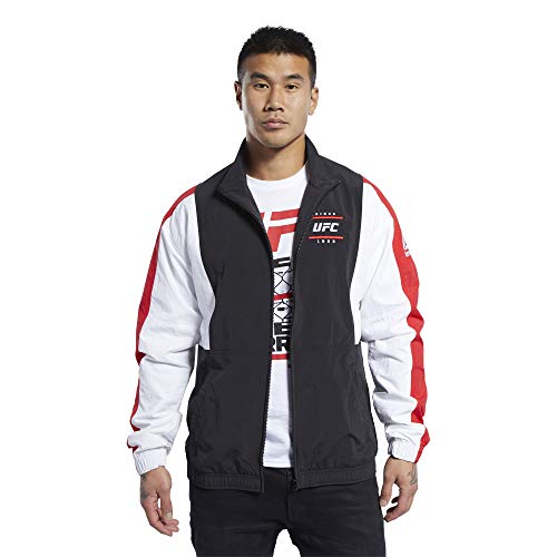 Reebok UFC FG Capsule Jacket Chaqueta, Hombre, Negro, L