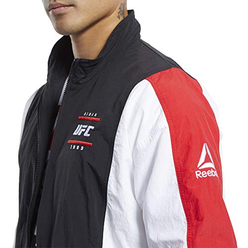 Reebok UFC FG Capsule Jacket Chaqueta, Hombre, Negro, L