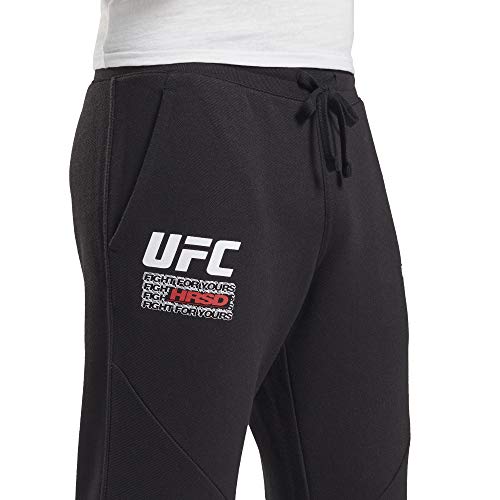 Reebok UFC FG Fight Week Jogger Pantalón, Hombre, nghblk, 2XL