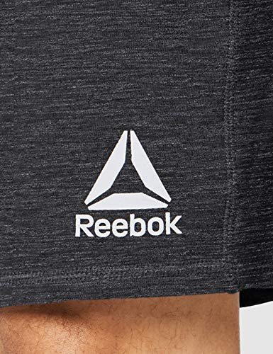 Reebok UFC FG Fight Week Short Pantalón Corto, Hombre, Negro, XL