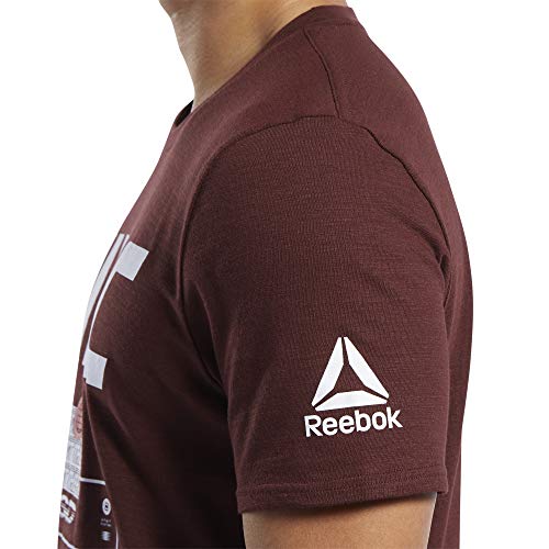 Reebok UFC FG Fight Week tee Camiseta, Hombre, brnsie, M