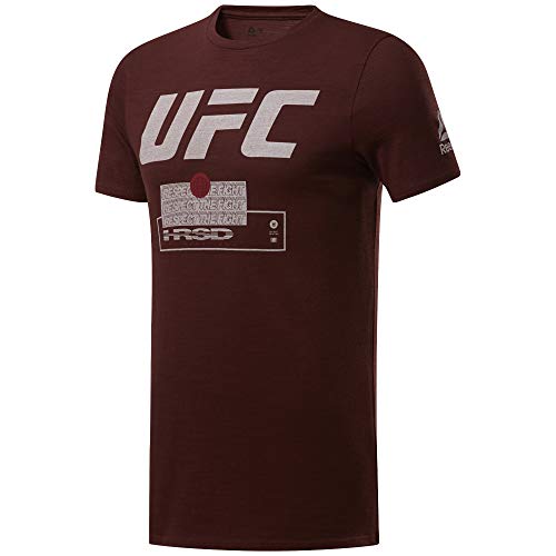 Reebok UFC FG Fight Week tee Camiseta, Hombre, brnsie, M