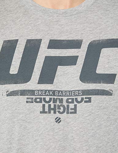 Reebok UFC FG Logo tee Camiseta, Hombre, brgrin, S