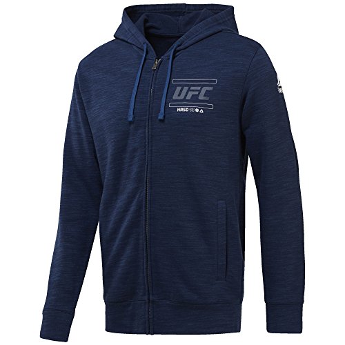 Reebok UFC FG Zip Chaqueta con Capucha, Hombre, Azul (wshblu), XS