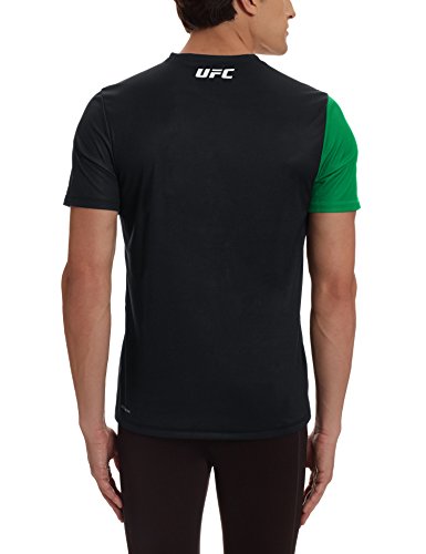 Reebok UFC FK Blank Jersey Black Camiseta térmica, Hombre, Negro (Negro/Basgrn), XS