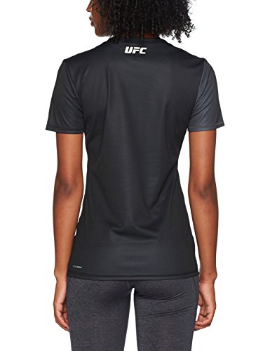 Reebok UFC FK Blank Jersey Black Camiseta térmica, Mujer, Negro (Negro/Gravel), XXS