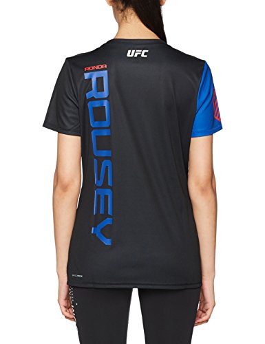 Reebok UFC FK RR Jersey Camiseta térmica, Mujer, Negro (Negro/Reauni), XS