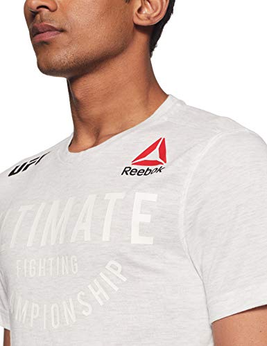 Reebok UFC FK Ultimate Jersey Camiseta, Hombre, Chalk, 3XL