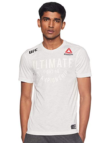 Reebok UFC FK Ultimate Jersey Camiseta, Hombre, Chalk, 3XL