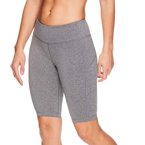 Reebok Women's Compression Running Shorts - High Waisted Performance Workout Short