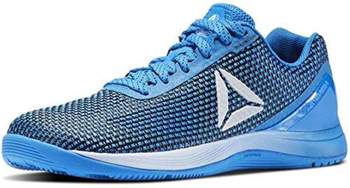 Reebok Womens Crossfit Nano 7.0 Cross-Trainer Shoe, Blue/Black/Silver/White 5.5