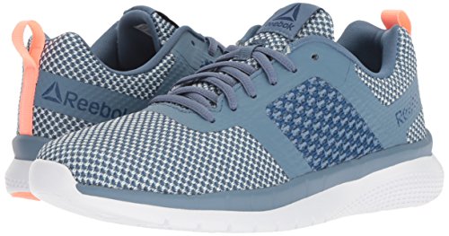 Reebok Women's PT Prime Runner Running Shoe, Blue Slate/Dgtl Pink/Army, 7.5 M US