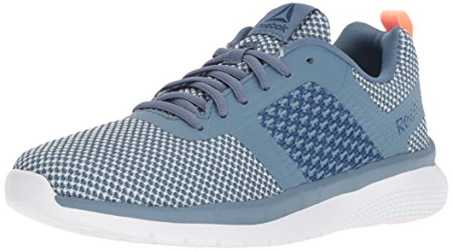 Reebok Women's PT Prime Runner Running Shoe, Blue Slate/Dgtl Pink/Army, 7.5 M US