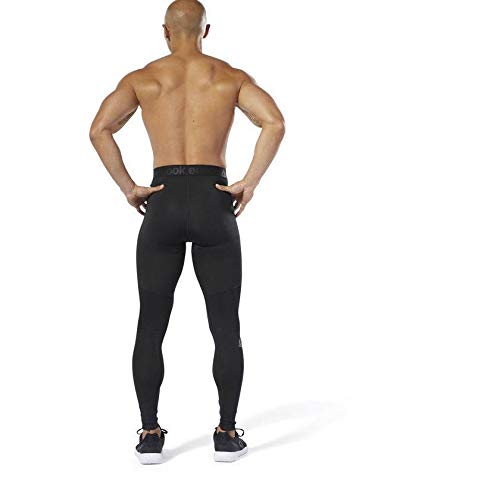 Reebok Wor Compr Tight Bl Mallas, Hombre, Negro, S