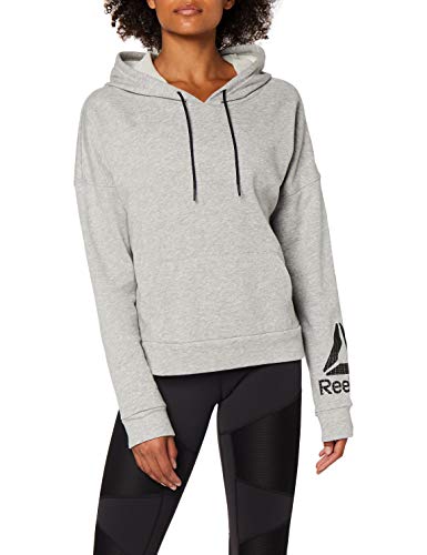 Reebok Wor Delta Hoody Sudadera, Mujer, brgrin, S