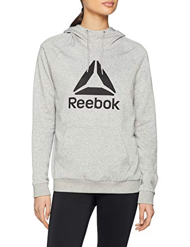 Reebok Wor Delta Sudadera, Mujer, Brezo Gris intermedio, M