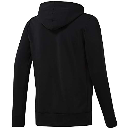 Reebok Wor Mel Dbl Kn FZ Hoodie Sudadera, Hombre, Negro, M