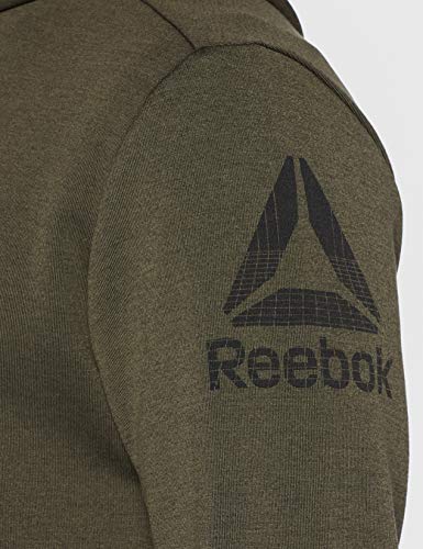 Reebok Wor Mel Dbl Kn Oth Sudadera, Hombre, armygr, M