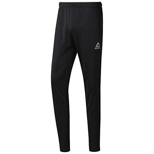 Reebok Wor SL Trckstr Pant Pantalón, Hombre, Negro/Negro, L