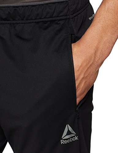 Reebok Wor SL Trckstr Pant Pantalón, Hombre, Negro/Negro, L