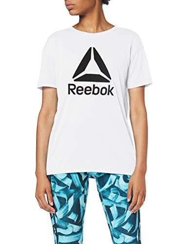 Reebok Wor Supremium 2.0 tee Bl Camiseta, Mujer, Blanco, XS