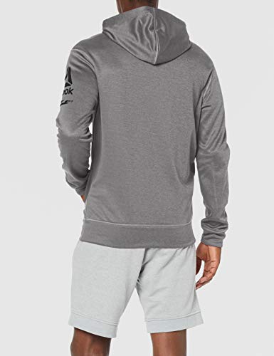 Reebok Wor Thermowarm Sudadera, Hombre, Gris (Brezo Gris Intermedio), M