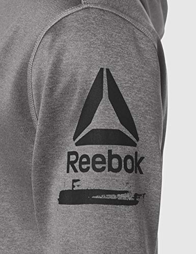 Reebok Wor Thermowarm Sudadera, Hombre, Gris (Brezo Gris Intermedio), M