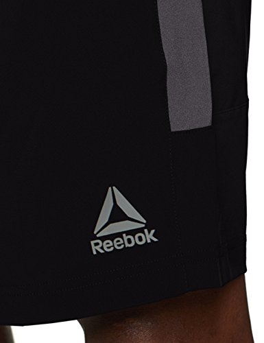 Reebok Wor Woven Pantalones Cortos, Hombre, Negro, S