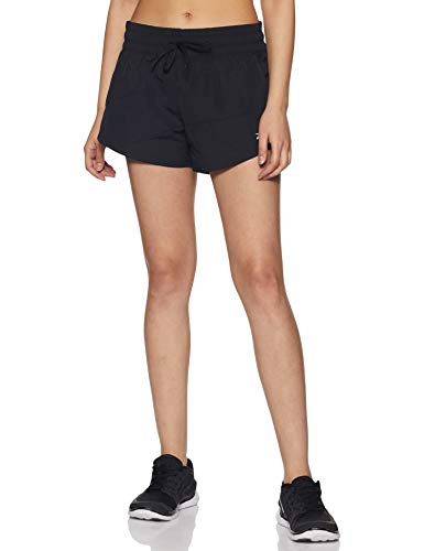 Reebok Wor Woven Short Pantalón Corto, Mujer, Negro, 2XL