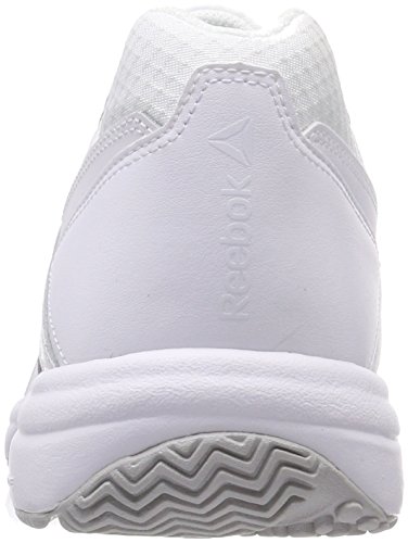 Reebok Work N Cushion 3.0, Zapatillas de Marcha Nórdica para Hombre, Blanco (White/Steel 0), 44.5 EU