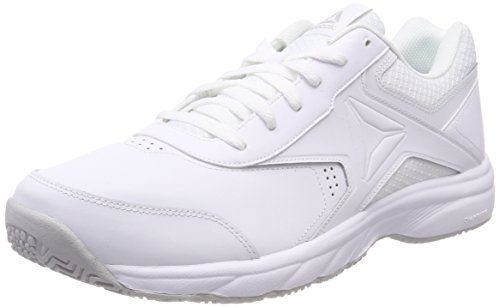 Reebok Work N Cushion 3.0, Zapatillas de Marcha Nórdica para Hombre, Blanco (White/Steel 0), 44.5 EU