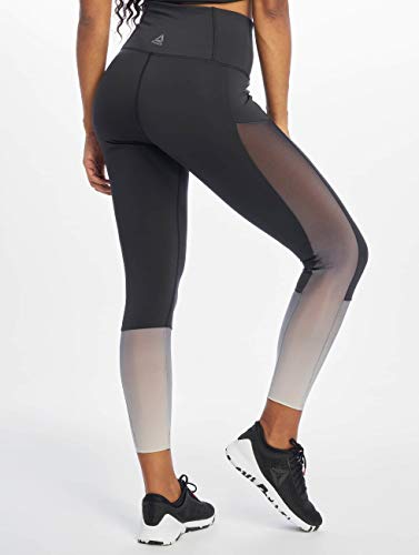 Reebok Y Ombre Tight Mallas, Mujer, Negro, S