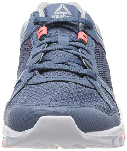 Reebok Yourflex Trainette 10 MT, Zapatillas de Deporte para Mujer, Multicolor (Blue Slate/Cloud Grey/Digital Pink/White 000), 36 EU