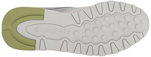 Reebok - Zapatillas clásicas de piel para mujer, cb-tin gris/calavera gris/tw, Gris (Cb-tin gris/gris calavera/Tw), 39.5 EU