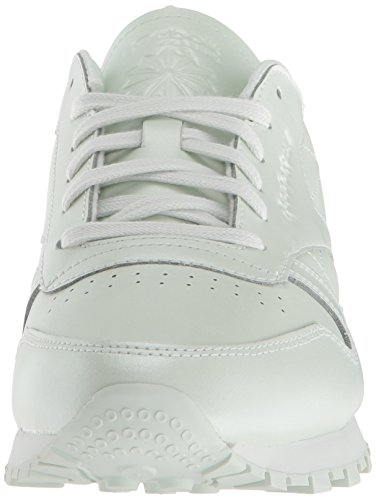 Reebok - Zapatillas de piel clásicas para mujer, Gris (Ópalo medio.), 38 EU