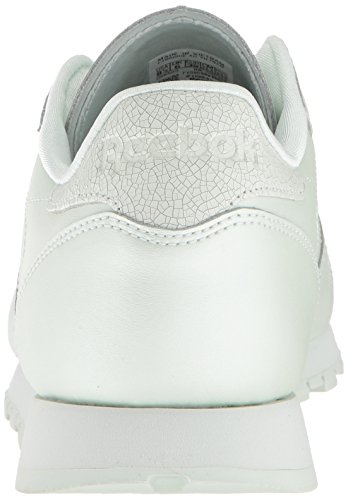 Reebok - Zapatillas de piel clásicas para mujer, Gris (Ópalo medio.), 38 EU