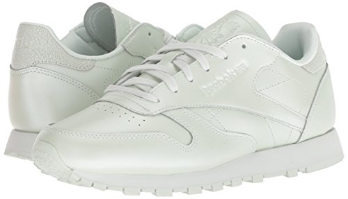 Reebok - Zapatillas de piel clásicas para mujer, Gris (Ópalo medio.), 38 EU