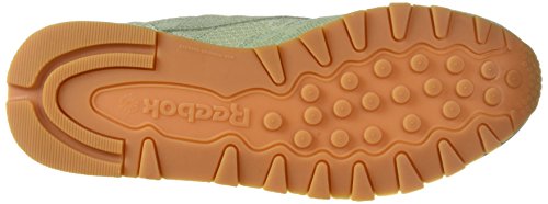 Reebok - Zapatillas de piel clásicas para mujer, Morado (Exotics-industrial Verde), 40 EU
