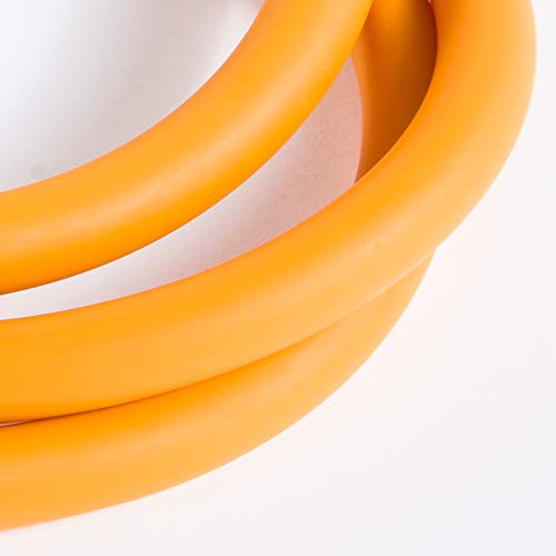 REEHUT Bandas Elásticas de Entrenamiento, Bandas de Resistencia para Fitness Cable de Ejercicio de Entrenamiento para Tonificación Muscular, Equipo de Ejercicio de Estiramientos para Yoga - Naranja