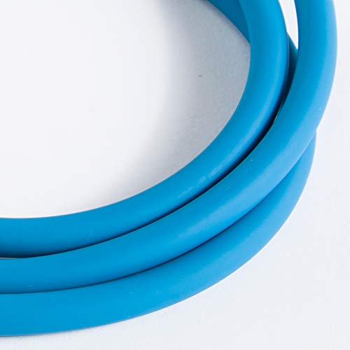 REEHUT Bandas Elásticas de Entrenamiento, Bandas de Resistencia para Fitness Cable de Ejercicio de Entrenamiento para Tonificación Muscular, Equipo de Ejercicio de Estiramientos para Yoga - Azul