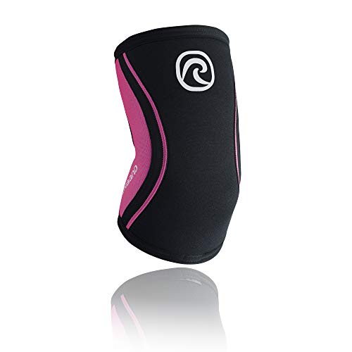 Rehband Codos Vendaje RX 5 mm Negro/Rosa Talla:Small