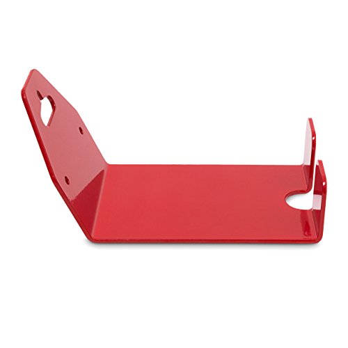 Relaxdays - Soporte de Bicicleta para la Pared, Metal, 16 x 10 x 16 cm, 0.6 Kg, Color Rojo