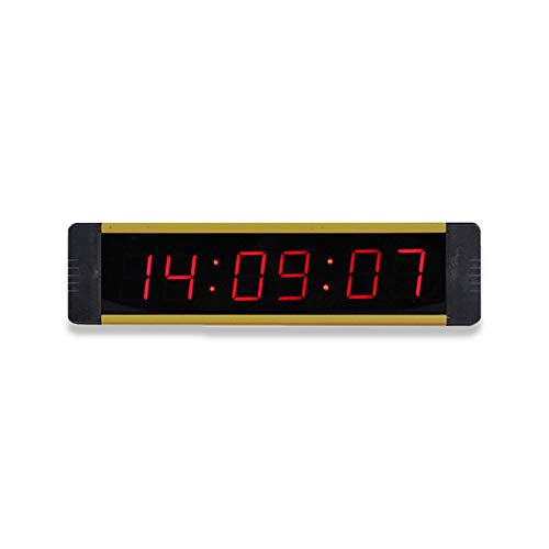 Reloj Digital de Pared y Mesa Led LED Intervalo Temporizador Cuenta Temporizador de entrenamiento Gimnasio Boxeo Cronómetro Led Reloj de pared for Fitness Digital Led temporizador de cuenta atrás Cron