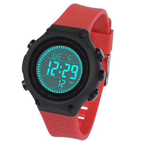 Reloj Niños Digital,Reloj Adolescente Impermeable con Deporte Digital al aire Libre con Reloj Despertador / Cronómetro / EL Relojes de pulsera Ligeros para Adolescentes Niños