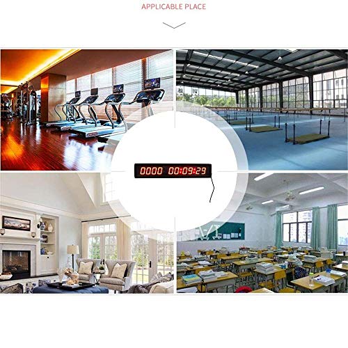 Relojes de pared clásicos de moda para el hogar Reloj de pared Reloj digital elegante LED Cuenta atrás LED Digital Temporizador de Intervalo de Entrenamiento temporizador de cuenta atrás Gimnasio cron