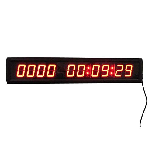 Relojes de pared clásicos de moda para el hogar Reloj de pared Reloj digital elegante LED Cuenta atrás LED Digital Temporizador de Intervalo de Entrenamiento temporizador de cuenta atrás Gimnasio cron