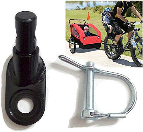 Remolque Acoplador Accesorio Bicicleta Embrague Montaje Adaptador Bicicleta Accesorios para Qr Ejes Sy Uso Universal Modelo Acero Tch Racks Recambio Duradero Conector Práctico