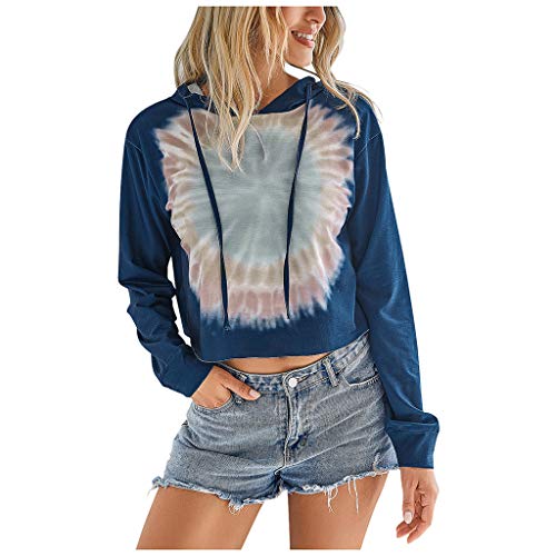 ReooLy Pull-Over, Jersey de Punto de Gran tamaño para Mujer con Hombros Descubiertos y suéter Suelto(Azul，M)