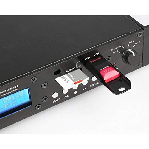 Reproductor multimedia en una unidad de rack con reproductor integrado de MP3 que lee ficheros directamente desde USB y SD. Ademas el PDC75 incluye receptor BT para hacer streaming de tu musica