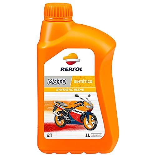 Repsol RP150W51 Moto Sintetico 2T Aceite de Motor, 1 L